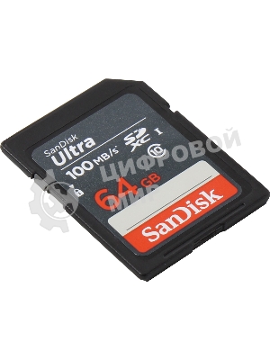 Флеш карта SDXC 64Gb UHS-I SDSDUNR-064G-GN3IN SANDISK