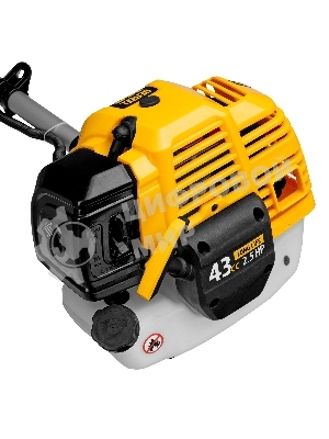 Триммер бензиновый Denzel DT 43S 43см3 2.5 лс. разъемная штанга состоит из 2 частей