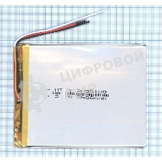 Аккумулятор Li-Pol (батарея) 3x85x100мм 3pin 3.7V/3500mAh