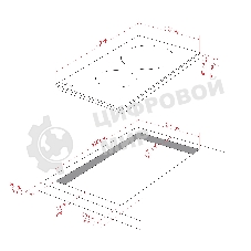 Варочная панель Monsher, High-Tech, Hi-Light, 30 см, 2 конфорки, 9 уровней мощности, сенсорное управление, автоматическое отключение, индикация остаточного тепла, таймер, черный