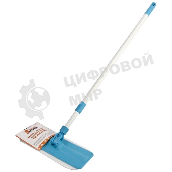Швабра для пола Рыжий кот с насадкой из микрофибры MopM1