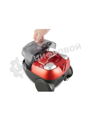 Пылесос Centek CT-2535 красный/черный, 350/2000 Вт, уборка сухая, пылесборник контейнер, 1,5 л