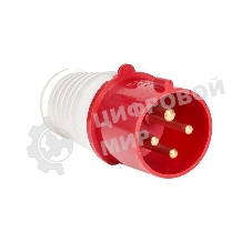 Вилка эл. каб. 16А 3P+РЕ 380В IP44 (014) EKF ps-014-16-380