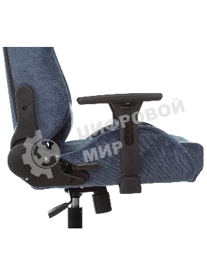 Кресло Knight N1 Fabric синий, ткань, 120 кг, механизм качания