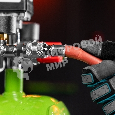 Шланг пневматический резиновый Stels 57021 10x16мм, 24 бар, армированный, быстросъем, 10 м