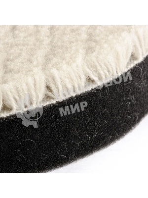 Насадка Matrix полировальная под липучку, 125 мм короткая плетеная шерстяная нить