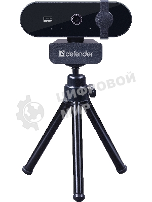 Веб-камера G-lens 2580 FullHD 1920x1080, 30 кадр/с, USB Type-A, микрофон (шумоподавление), автоматическая фокусировка, автоосвещение, штатив в комплекте