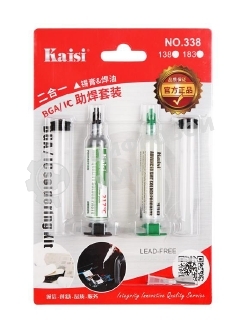 Набор для пайки Kaisi флюс 338°С паста 217°С