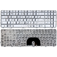 Клавиатура для ноутбука HP Pavilion DV6-6000 серебристая