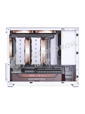 Корпус без блока питания Case JONSBO D32 PRO, Mini-Tower, TG, no fan, 2xUSB-A 3.2 + 1xUSB-C 3.2, mATX, mDTX, mITX White