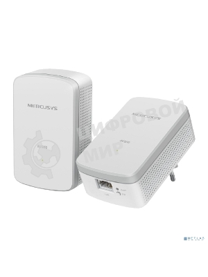 Комплект адаптеров Powerline с розеткой Mercusys MP300 KIT