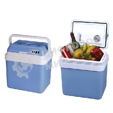 Автохолодильник MYSTERY MTC-24 GREY(Автомобильный термоэлектрический холодильник. Объем 24 литра. Напряжение: DC 12В / AC 220-230В. Потребляемая мощность в режиме охлаждения: 46/54Вт. Потребляемая мощность в режиме нагрева: 40/46Вт. Вес: 4.2кг. Максимальное охлаждение: 14-16°C ниже температ)