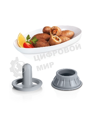 Мясорубка электрическая Bosch MFW68660 черный, 2200 Вт, 4.3 кг/мин, реверс, защита от перегрузки, металлический лоток, насадки - 10