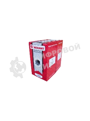 Кабель витая пара Rexant FTP 4PR 24AWG, cat.5e наружный (OUTDOOR) (бухта 305м) (в коробке)