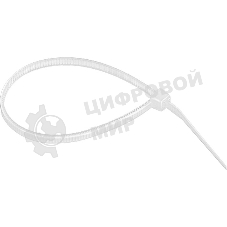 Хомуты Сибртех, 200x3,6 мм,пластмассовые,белые,100 шт.