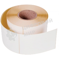 Термоэтикетки самоклеящаяся Cactus Eco CS-TE75120300 сегмент 75x120 мм, внешний диаметр рулона 90 мм, диаметр втулки 40 мм, 300 шт./рул, белый