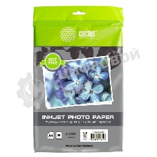 Фотобумага Cactus CS-GA415020ED A4/150г/м2/20л./белый глянцевое для струйной печати