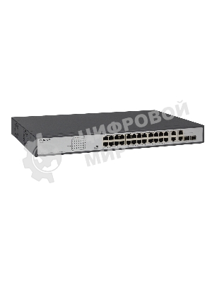 Коммутатор Origo OS2228P/370W OS2228P/370W/B1A (L2) 26x1 Гбит/с 2SFP 24PoE+ 370W неуправляемый