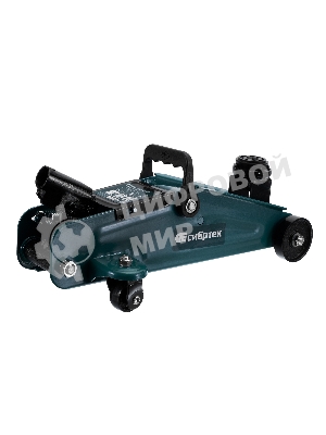 Домкрат гидравлический подкатной, Сибртех 2 т, 135-320 мм, в пластиковом кейсе