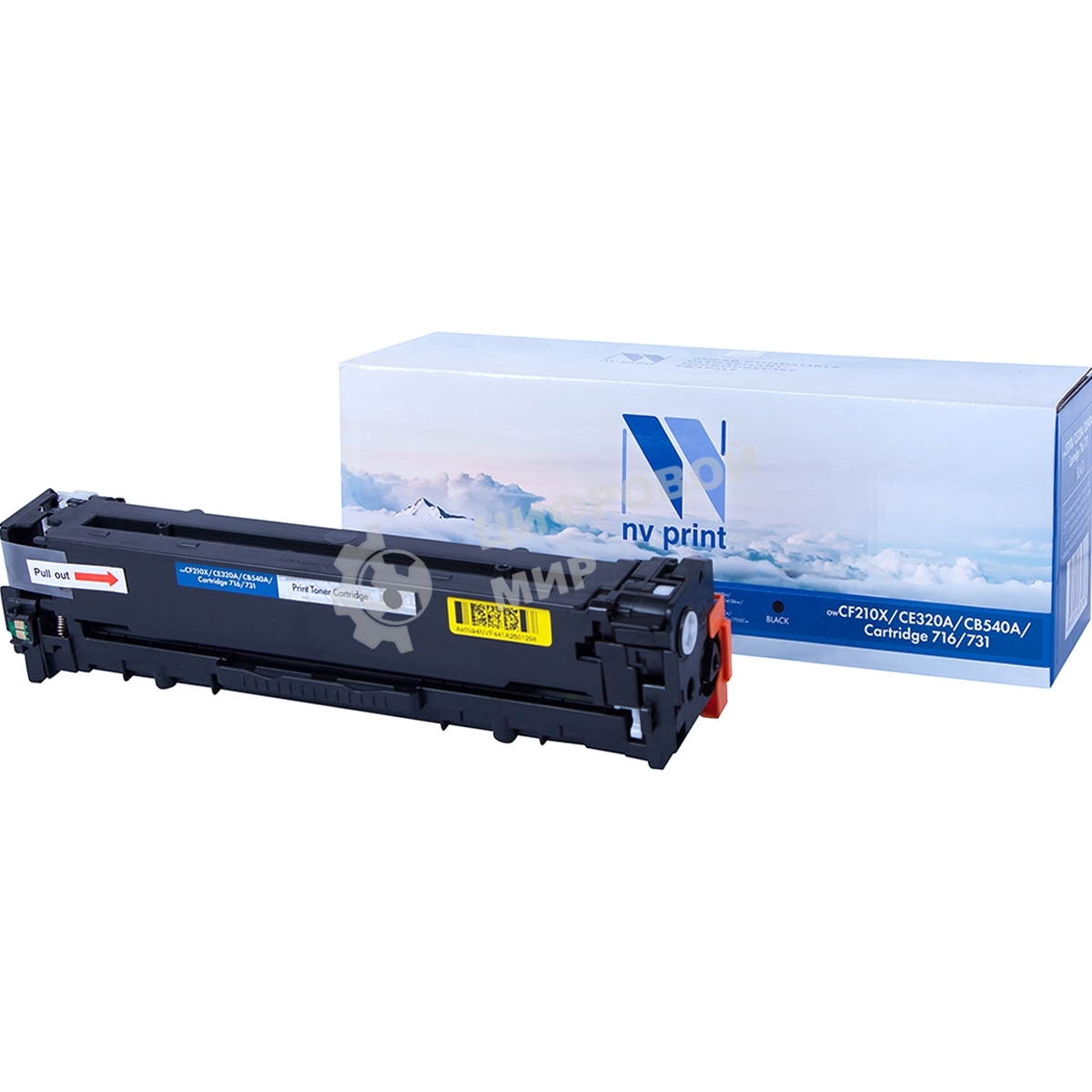 Картридж лазерный NVPrint совместимый HP CF210X/CE320A/CB540A/Canon 716/731 Black для LaserJet Color Pro M251n/M251nw/M276n/M276nw/CP1525n/CP1525nw/CM1415fn/CM1415fnw/CP1215/CM1312/CM1312nfi/CP1215/Canon i-SENSYS LBP5050/LBP5050n/MF8030Cn/MF8040Cn/MF8050Cn/MF8080Cw/LBP-7100Cn/7110Cw (2200k)
