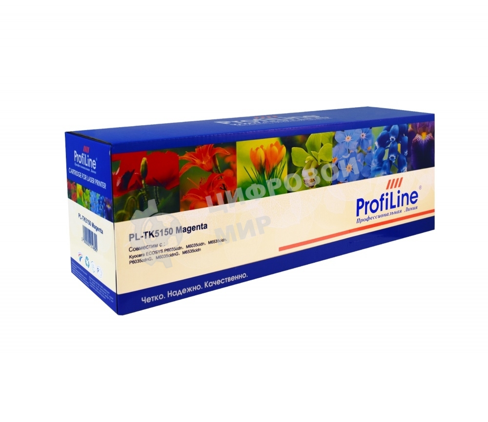 Картридж лазерный ProfiLine совместимый TK-5150M для Kyocera Mita ECOSYS M6035/M6530/M6535/P6035 пурпурный 10000к + бункер