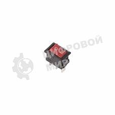 Выключатель клавишный Rexant 250V 3А (3с) ON-ON красный Micro