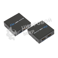 Делитель Rexant гнездо HDMI на 2 гнезда HDMI, металл