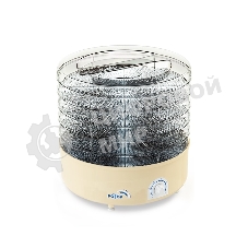 Сушилка для овощей и фруктов Ротор СШ-002 5под. 520 Вт, прозрачный