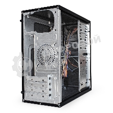 Компьютерный корпус ExeGate EX284027RUS Minitower BA-202 Black, mATX, без БП, 2хUSB, Audio