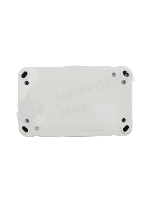 Блок из 2 розеток горизонтальный Kranz Mini OG открытой установки с заземлением, IP54 белый