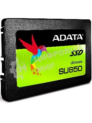 Накопитель SSD ADATA SU650, 512Gb, SATA III, 2.5