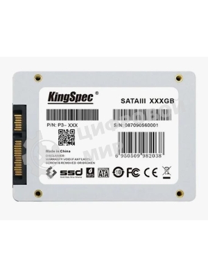 Накопитель SSD KingSpec P3-1Tb, 1Tb, SATA, 2.5