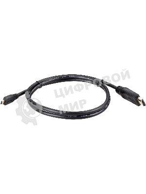 Кабель HDMI-19M --MicroHDMI-19M ver 2.0 1 м VCOM CG587-1M