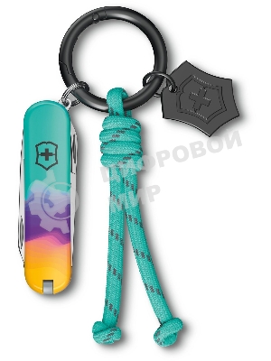 Нож перочинный Victorinox Classic SD Sydney Style (0.6223.E222) 58мм 7 функций бирюзовый подар.коробка