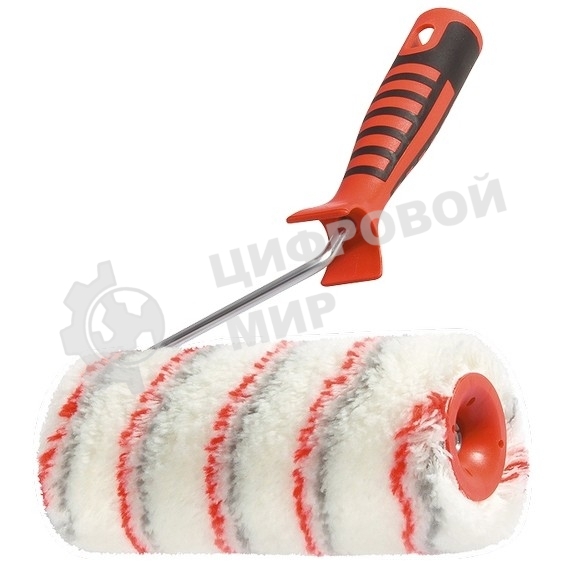 Валик в сборе Matrix нейлон с двухкомп-ой ручкой, 180 мм, ворс 18 мм, D 48 мм, D ручки 6 мм