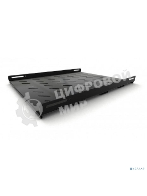 Полка стационарная Hyperline TSH3H-650-RAL9004 1U нагр.:100кг. 19