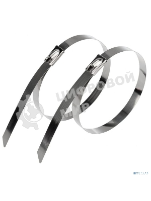 Хомут-стяжка стальная Rexant 152x4,6 мм, упаковка 10 шт.