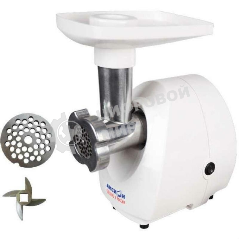 Мясорубка электрическая Аксион М25.10, белый мрамор, 1500 Вт, до 10кг/ч