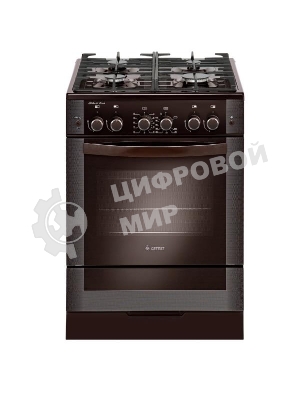 Плита газовая Gefest 6500-02 0045 коричневый, конфорок 4 шт, духовка 52 л, 60 см x 85 см x 60 см