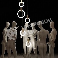 Светильник подвесной Halo Gold, 40 см