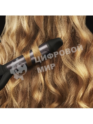 Щипцы для завивки волос Polaris PHS 3410TAi Argan Therapy PRO черный, 34 мм, 220 °C, 6 режимов