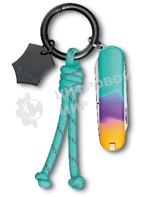 Нож перочинный Victorinox Classic SD Sydney Style (0.6223.E222) 58мм 7 функций бирюзовый подар.коробка