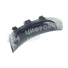 Ручка люка для стиральной машины Candy, Hoover, Zerowatt серая прозрачная 43011740