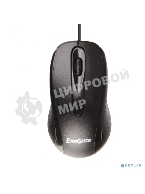 Мышь проводная ExeGate Professional Standard SH-9026 черный, 1000 dpi, USB, кнопки - 3