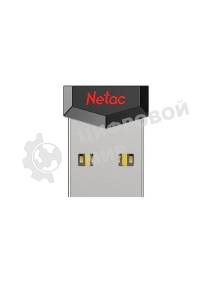 Флешка USB Netac UM81 (NT03UM81N-008G-20BK), 8Gb, USB 2.0, R/W 30/10, черный/красный