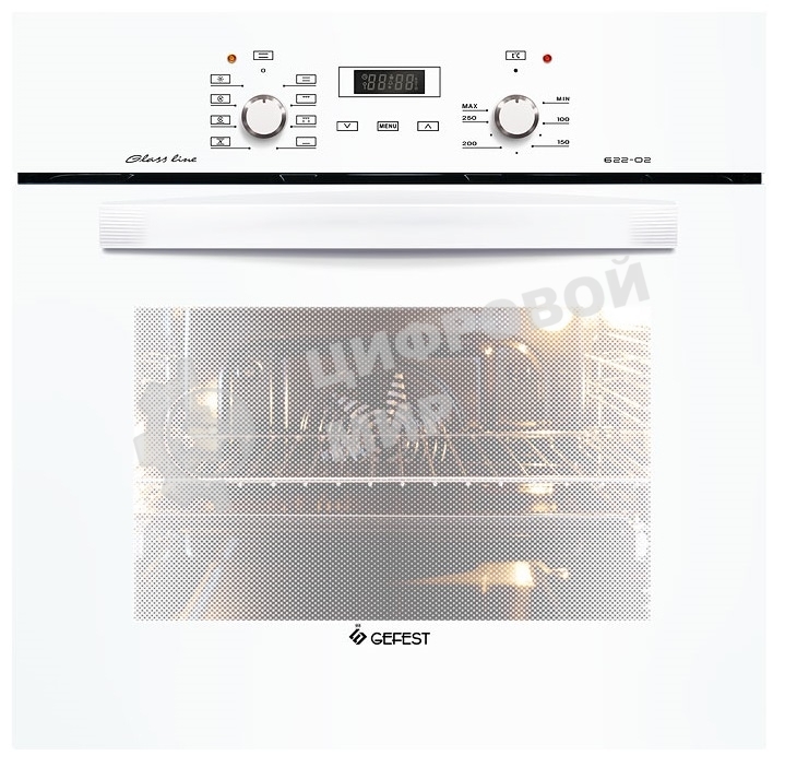 Духовой шкаф электрический Gefest ДА 622-02 Б, встраиваемый (белый)