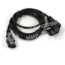 Кабель компьютер-розетка 220V (EURO) VDE 3G0,75мм2 VCOM CE021-CU 1,8 м