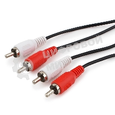 Кабель аудио Cablexpert CCA-2R2R-7.5M, 2xRCA - 2xRCA, 7,5м