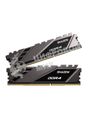 Оперативная память NETAC, DDR4, 16GB (1x16GB), 2666MHz, CL19, DIMM, с радиатором, черный