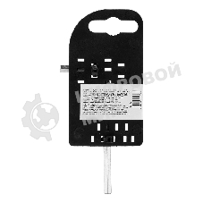 Ключ имбусовый HEX Сибртех 5 мм, 45x, закаленный, никель